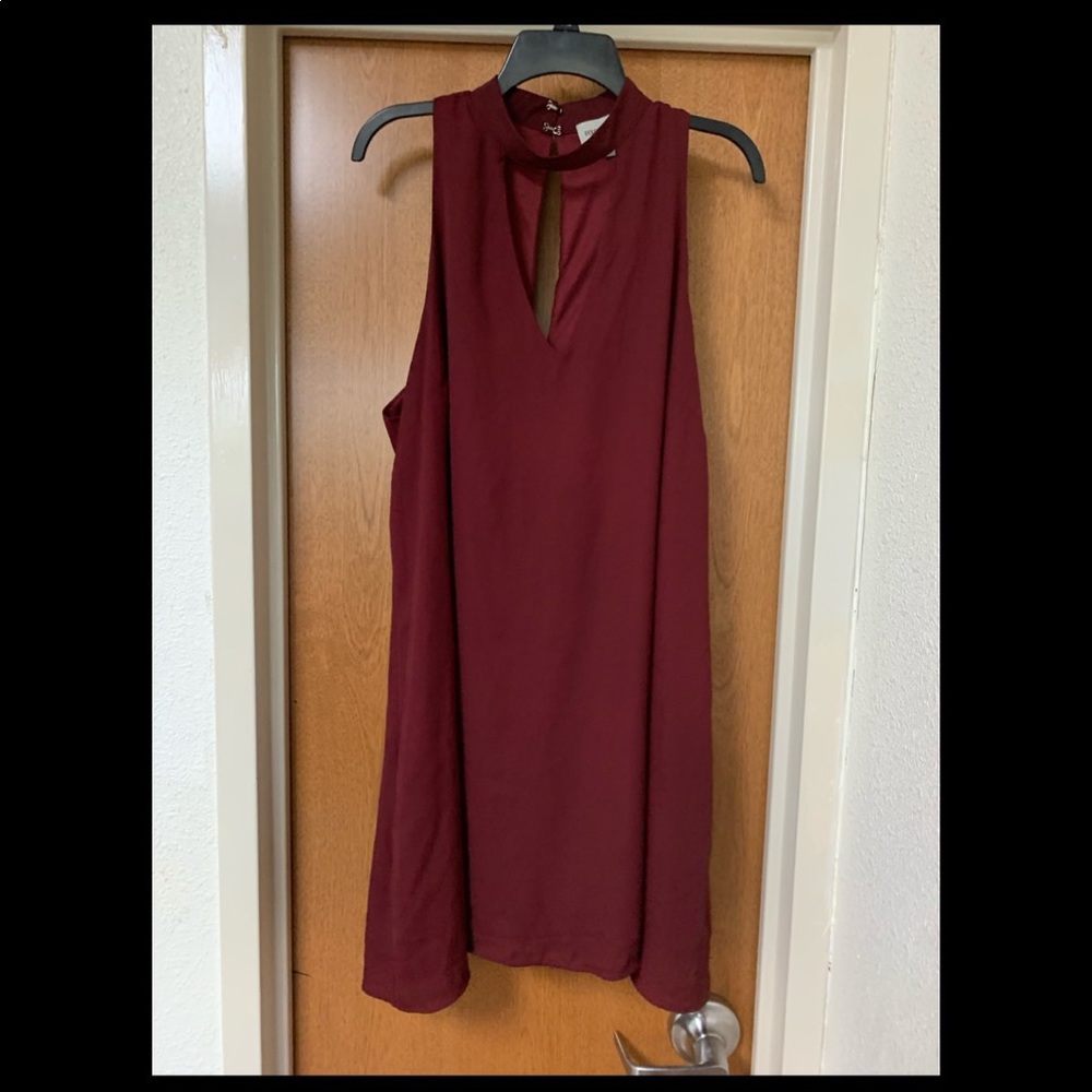 Maroon Dress
